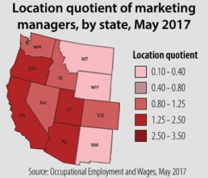 Marketing profession in the Pacific Northwest
